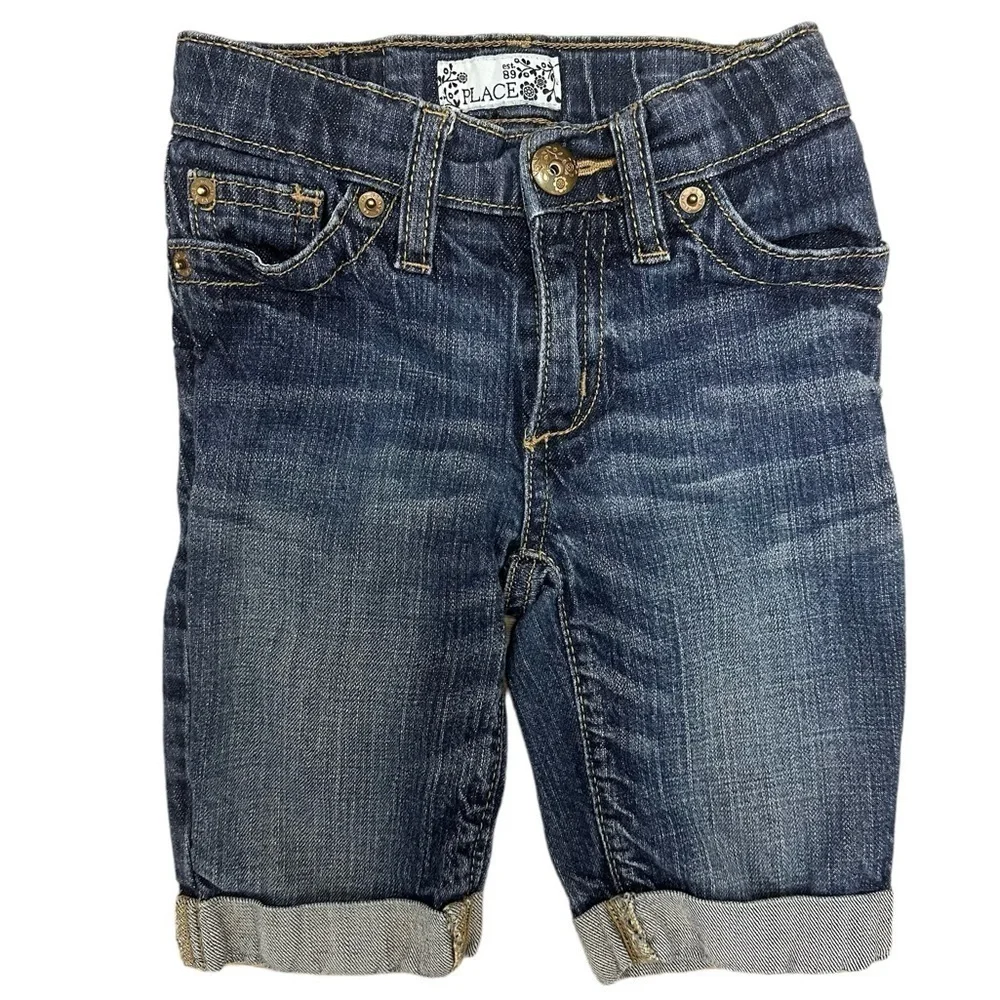 The Children’s Place Cuffed Jeans Size 5 Medium Wash